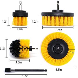 Buy cheap Yellow 5 Piece Power Scrubber Cleaning Kit With PP Bristle from wholesalers