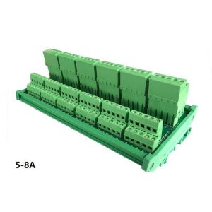 60 ways Terminal Blocks Connection Wiring Plate Distribution Board Din Rail