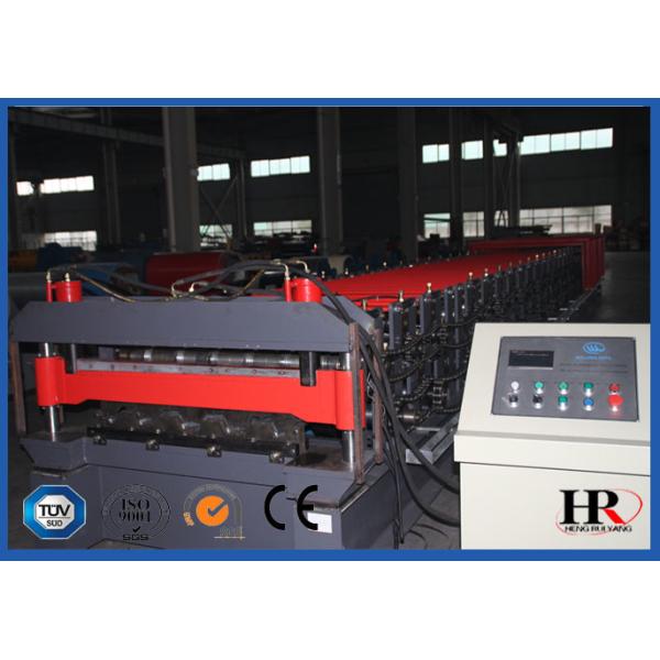 Quality Electric R Panel Glazed Tile Roll Forming Machine For Roof , Wall for sale