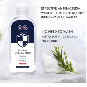 Buy cheap 60ml  Portable Antibacterial Hand Gel Travel Size , Silver Ion Hand Sanitizer product