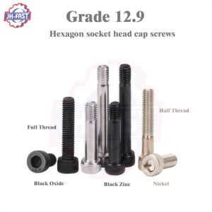 Steel Hex Socket Head Allen Bolt M8 x 45 DIN 912 10.9/12.9 Grade for General