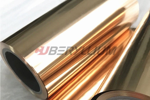 UNS C17410 Beryllium Copper sheet Strips 0.2mmx200mmx1000mm For Plastic Molds