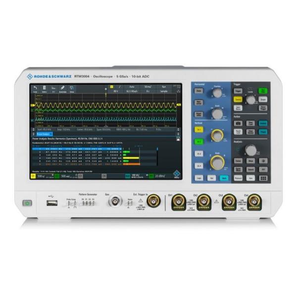 100 MHz to 1GHz RTM3000 Oscilloscope with 80 Interleaved Maximum Memory and 2/4