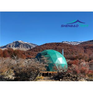 Buy cheap Adventure Sleeping Wind Resistant PVC Glamping Dome Tent from wholesalers