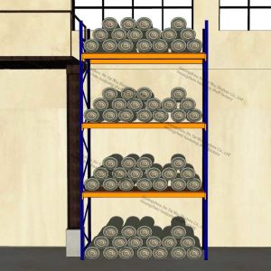 Buy cheap 1500kg Beam Racking 40mm Warehouse Shelving System Cold Rolled Steel from wholesalers