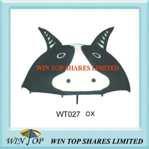 Buy cheap Ox Bull Pattern Black and White Polyester Umbrella (WT027) from wholesalers