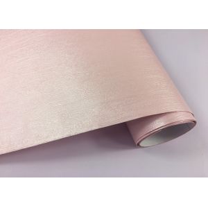 Buy cheap No Smell Of Paint Self Adhesive Decorative Wallpaper Washable Pink Color from wholesalers