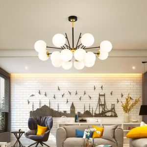 Buy cheap Led Chandelier Nordic Glass Ball Pendant Lamp For Dining Room Bar Decoration lamp（WH-MI-428) from wholesalers