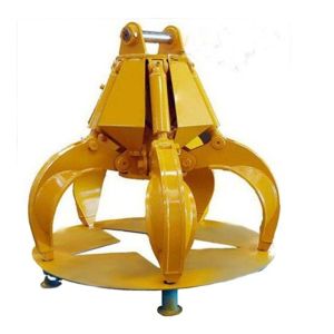 China Universal Tuck Excavator Hydraulic Orange Grapple for Scraping Komatsus' Scrap Needs on sale