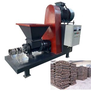Buy cheap 300kg/H Rice Husk Biomass Briquetting Machine Corn Stalk Briquette Making Machine from wholesalers