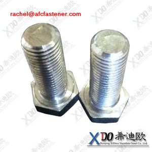 China hastelloy c2000 hexagonal bolt metric bolt bolts nut inox fasteners on sale
