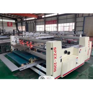 Two Pieces Carton Folding And Gluing Machine For Corrugated Box