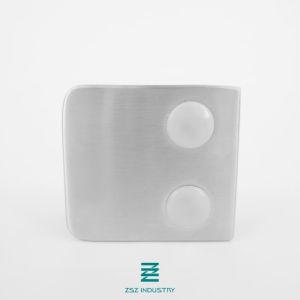 Buy cheap Flat Mounting Glass Railing Clamps 55mm X 55mm With Excellent Polishing Surface from wholesalers