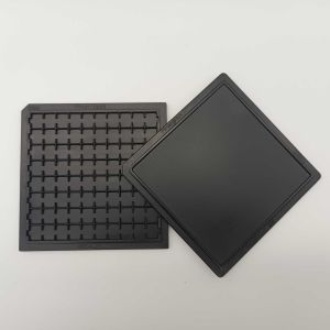 Buy cheap Black PC Waffle Pack Chip Tray General And Ultrasonic Cleaning from wholesalers