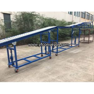 Buy cheap Gravity Telescopic Roller Conveyor for Unloading Containers from wholesalers