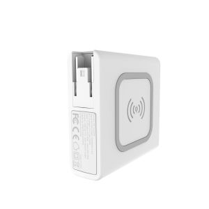 Buy cheap 8000mAh Wall Charger Power Bank With Fast Wireless Charging from wholesalers