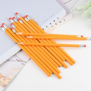 Buy cheap School Student Art Sketch Writing Pencil HB Hexagonal Barrel Yellow Wooden Pencil from wholesalers