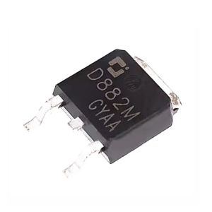 China 2SD882 TO-252 NPN medium power triode transistor chip bipolar junction transistor BJT brand new and original on sale