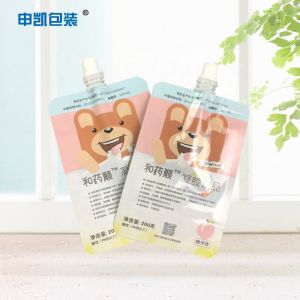 Buy cheap PE Barrier Reusable Plastic Drink Pouches Plastic Pouch Bags For Liquids Spout Bag from wholesalers