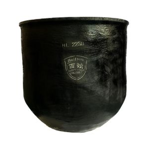 Buy cheap Metal Melting Silicon Carbide Graphite Crucible Round Low Slag Adherence from wholesalers