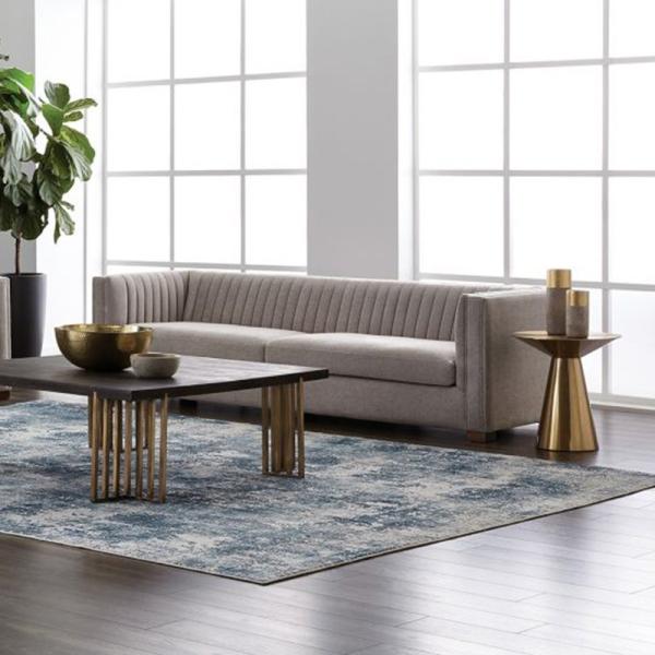 Luxury Sofa Side Table Sideboard Metal Round Corner Table Modern Small