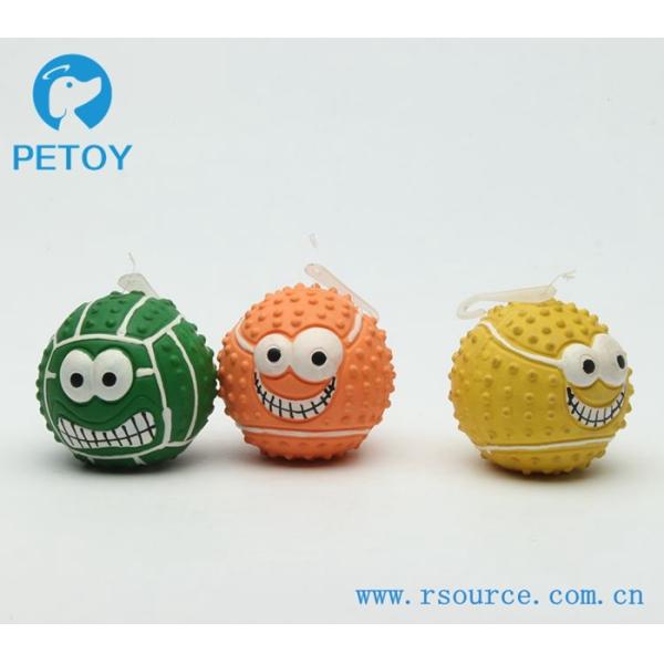 Quality 2019  eco-friendly Latex dog toys squeaky dog ball for sale
