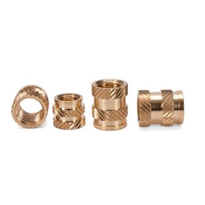 Buy cheap GB Standard Automotive Industry M2-M6 Brass Nut Inserts Pre-buried Knurled Earth Eight Twill Hot Melt Injection Inlays from wholesalers