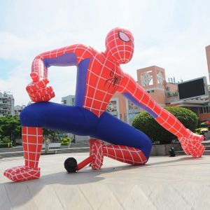 Buy cheap Promotional custom made pvc inflatable Spiderman big inflatable advertising display from wholesalers