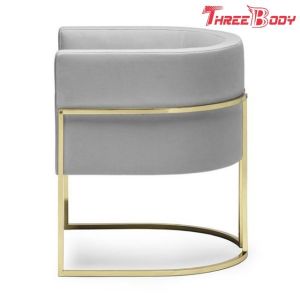 Buy cheap Stainless Steel Frame Office Reception Chairs , Comfy Bedroom Accent Chairs from wholesalers