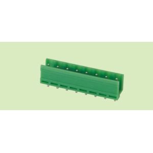 Buy cheap RD  HT508V 5.08mm pitch 2p-12p green color male pin type plug in terminal block can do 90 degree and 180 degree from wholesalers
