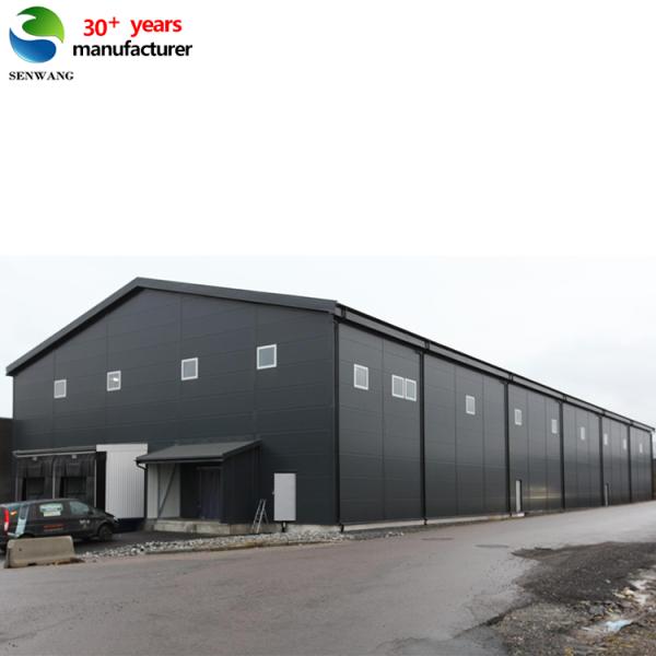 Quality Lightweight Steel Structure Warehouse with H-Section Beams for sale