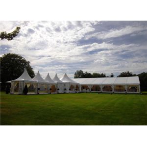 Rainproof Fabric Sidewall Strong Event Tent Accommodation With Heavy Duty