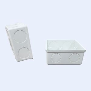 Buy cheap Electrical Plastic Fireproof Wall Mounting PVC Junction Box 75x75Mm 74x74Mm from wholesalers