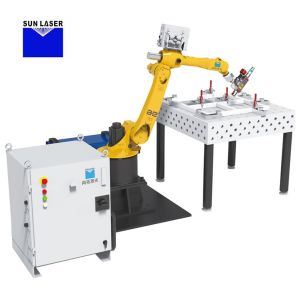 Buy cheap CNC Six Axis Robot Laser Welding Machine Automatic Robot Arm Robotic Welding Systems product