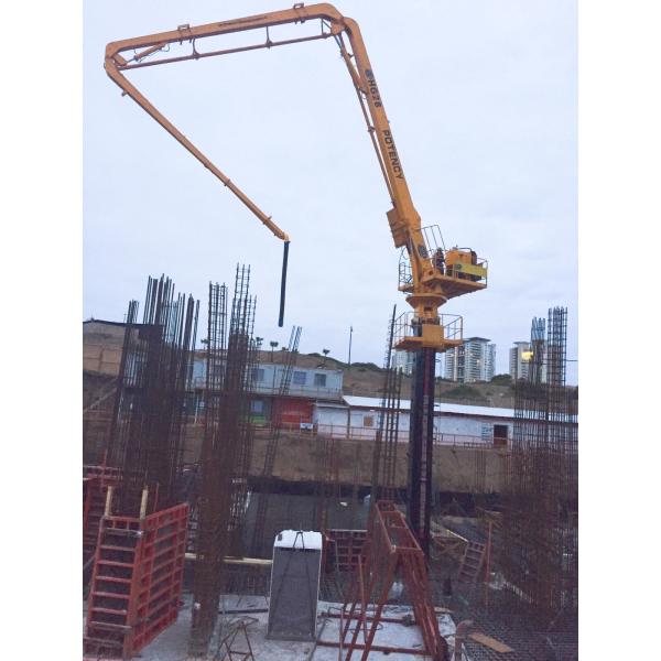 Quality 380V / 50Hz Hydraulic Concrete Placement Boom 27.7m Max Horizontal Reach for sale