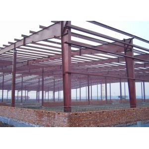 Buy cheap Gable Frame Steel Structure Construction 60 X 40 X 8 M For Warehouse Frame product