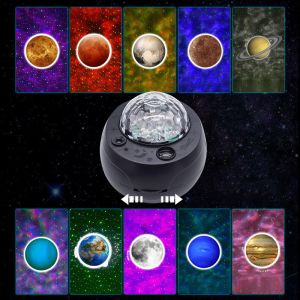 Buy cheap HD 10 Planets Music Projector Lamp Romantic Nebula Starry Bedside Atmosphere Lamp Wireless Speaker With Remote Control from wholesalers