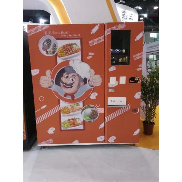 Quality Single Mircowave Hot Fast Food Vending Machine 3500W Power OEM for sale