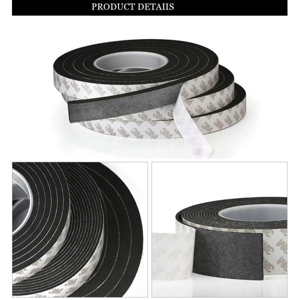 One Sided Adhesive Foam Tape Closed Cell Freon Proof For Protection / Gluing