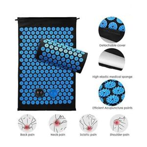 Buy cheap Cotton Fabric Acupressure Mat and Pillow Set with Massage Ball from wholesalers