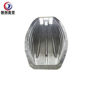 LLDPE Rescue Plastic Boat Canoe Rotational Mould Customized
