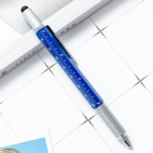 Buy cheap Multifunctional Metal Creative Ballpoint Pen Ruler Screwdriver Touch Screen Gradienter from wholesalers