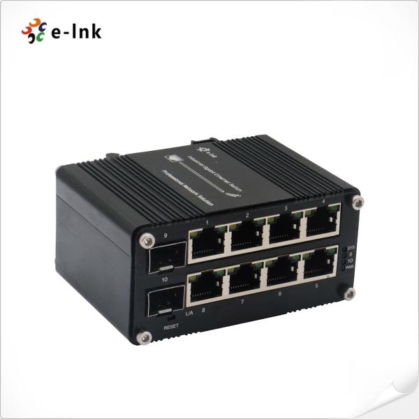 Micro Managed 8-RJ45 + 2-SFP Ethernet Switch