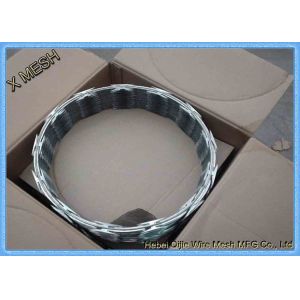Buy cheap Heavy Duty Galvanized Barbed Concertina Barbed Tape Razor Wire from wholesalers