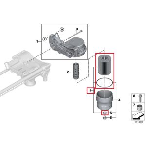 For Rolls Royce Phantom Drophead & Coupe Oil Filter OEM 11427542021