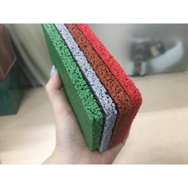 Quality Breathable Water Permeable 2mm  4mm Rubber Granules Flooring for sale