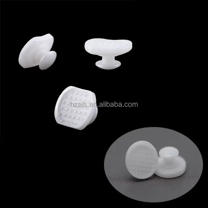 Buy cheap Ceramic Lingual Buttons 10pcs Pack Round or Rectangular from wholesalers