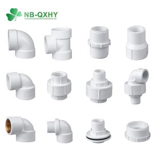 Buy cheap QX White PVC Fitting Coupling Elbow Plug Forged QX BS Thread from wholesalers