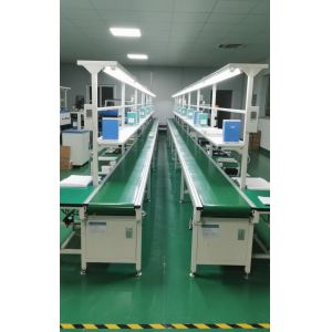 Buy cheap Bilateral Workbench Belt Conveyor Line with Electromechanical Assembly from wholesalers