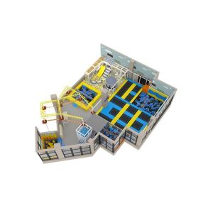 Buy cheap Gymnastic Outdoor Trampoline Park Playground Jumping Zone Trapeze from wholesalers